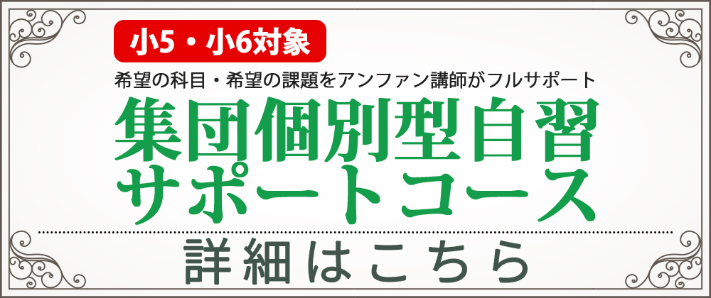 集団個別型自習サポートコース 詳細はこちら