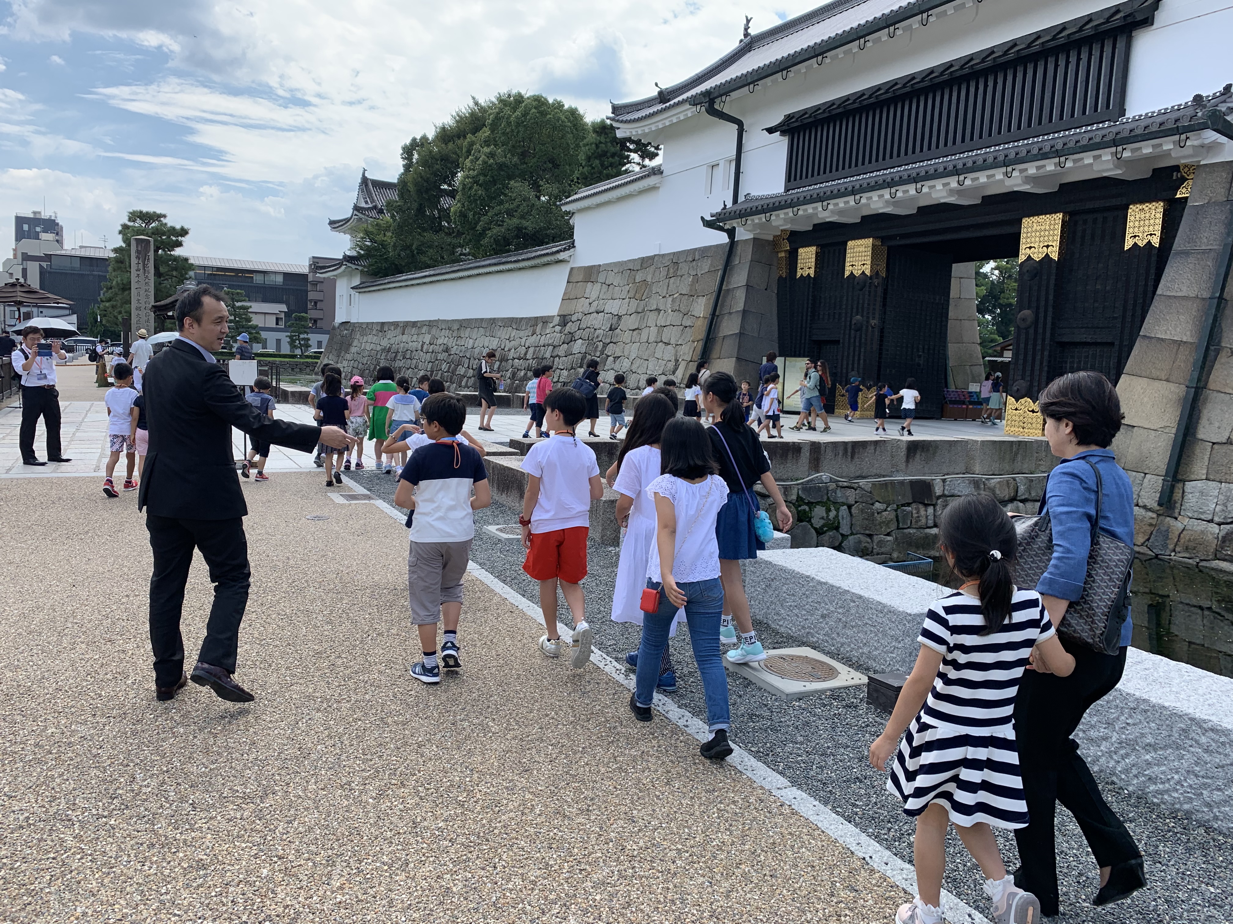 二条城 見学の様子