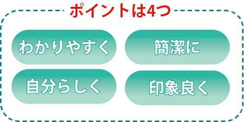 面接のポイント4つ