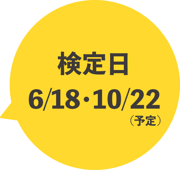 検定日程