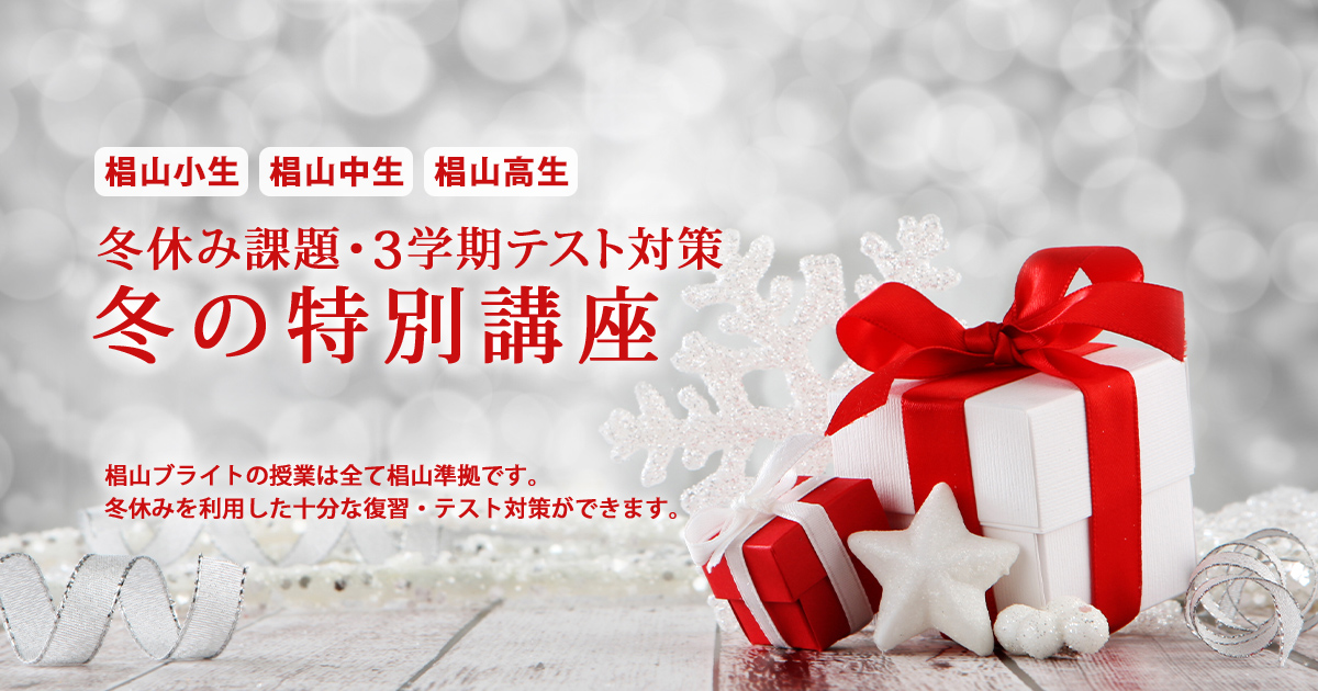 〜椙山幼稚園生・小学生・中学生・高校生のための専門塾 全て椙山準拠のきめ細かい指導〜 冬休み課題・3学期テスト対策『冬の特別講座』 エコール・ドゥ・椙山の授業は全て椙山準拠です。 冬休みを利用した充分な復習・テスト対策が出来ます。